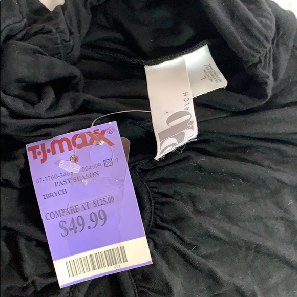 2B RYCH BLACK TUNIC NWT - Picture 4 of 4